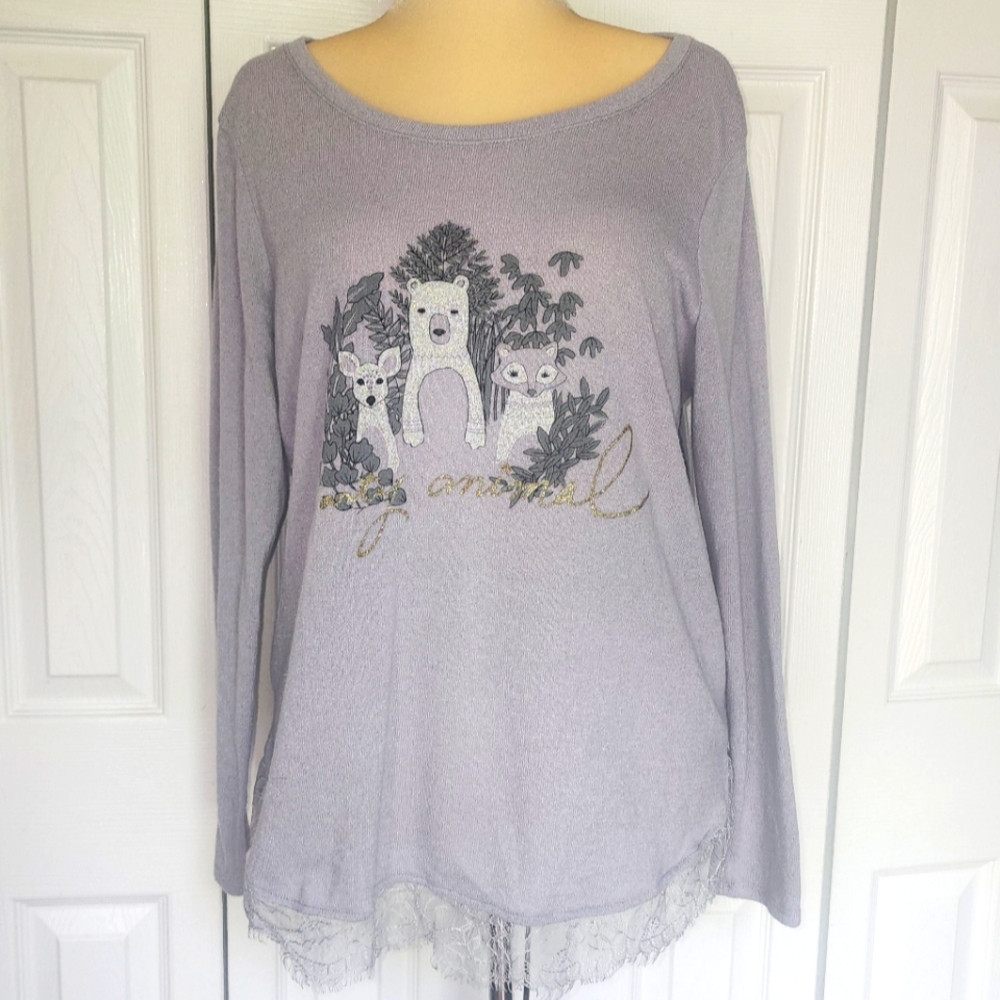 Lauren Conrad Grey XL Sweater